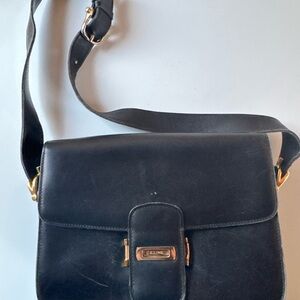 Vintage Celine Black Leather Bag